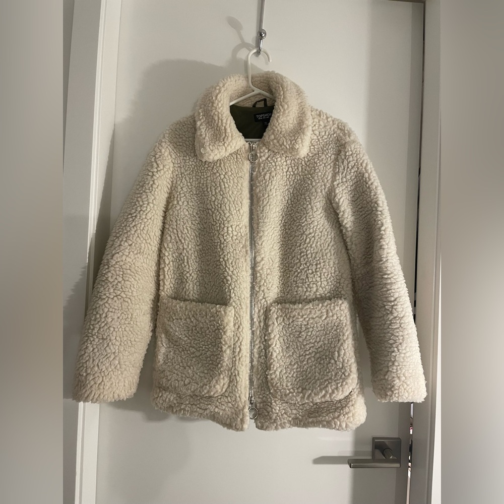 Topshop sherpa jacket